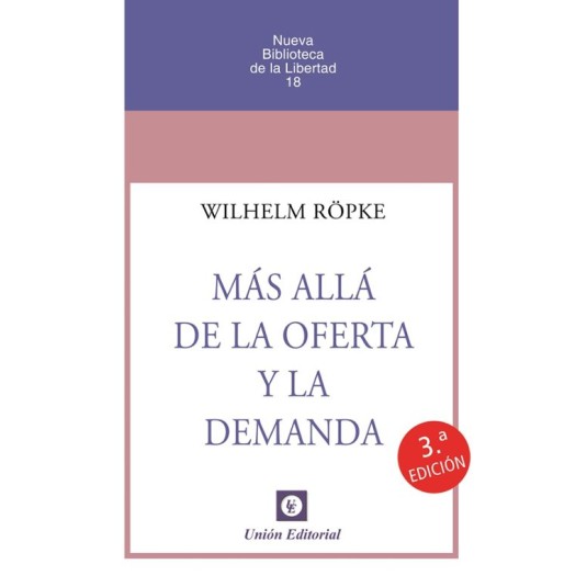 MÀS ALLÀ DE LA OFERTA Y LA DEMANDA