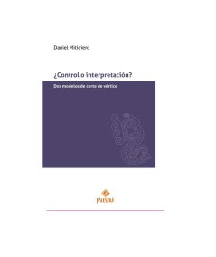 ¿CONTROL O INTERPRETACIÓN?