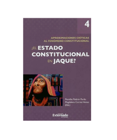 ¿EL ESTADO CONSTITUCIONAL EN JAQUE? Vol. 4