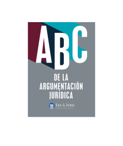 ABC DE LA ARGUMENTACIÓN JURÍDICA