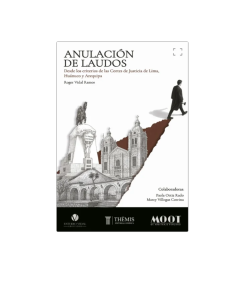 ANULACIÓN DE LAUDOS