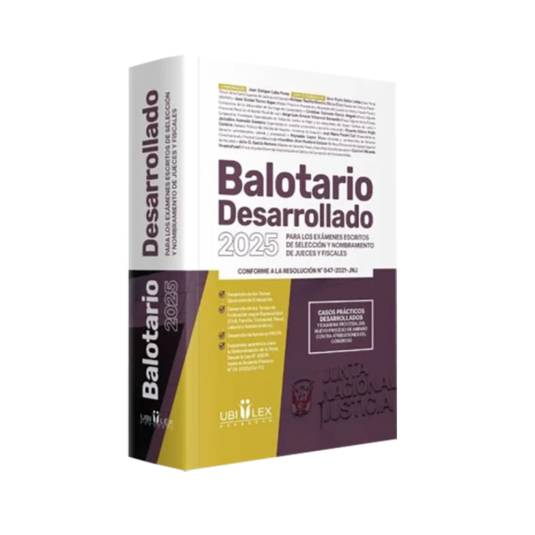 BALOTARIO DESARROLLADO 2025