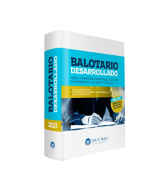 BALOTARIO DESARROLLADO. Para los Exámenes Escritos de Selección y Nombramiento de Jueces y Fiscales