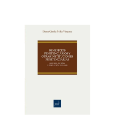 BENEFICIOS PENITENCIARIOS Y OTRAS INSTITUCIONES PENITENCIARIAS.
