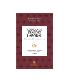 CÓDIGO DE DERECHO LABORAL