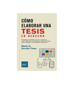 COMO ELABORAR UNA TESIS EN DERECHO