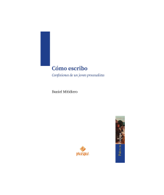 CÓMO ESCRIBO