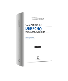COMPENDIO DE DERECHO DE LAS OBLIGACIONES