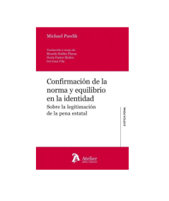CONFIRMACIÓN DE LA NORMA Y EQUILIBRIO EN LA IDENTIDAD