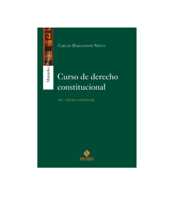 CURSO DE DERECHO CONSTITUCIONAL