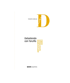 DEBATIENDO CON TARUFFO