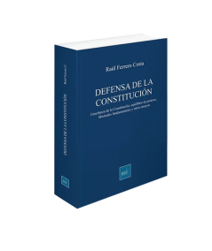 DEFENSA DE LA CONSTITUCIÓN