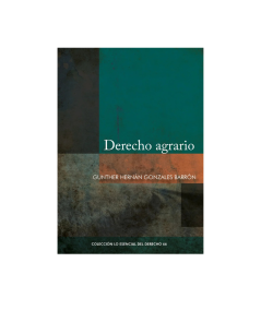 DERECHO AGRARIO