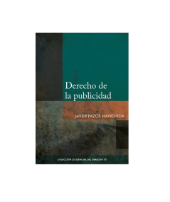 DERECHO DE LA PUBLICIDAD