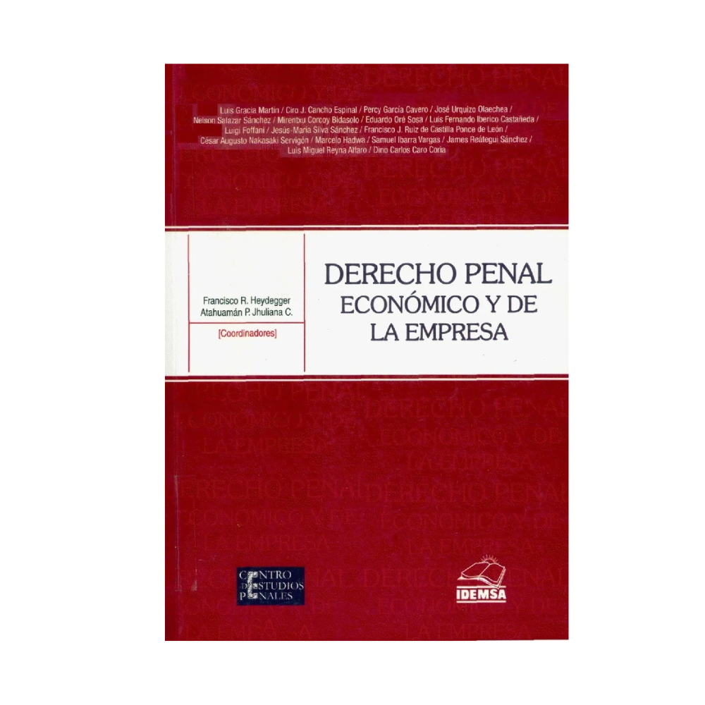 DERECHO PENAL ECONÓMICO Y DE LA EMPRESA