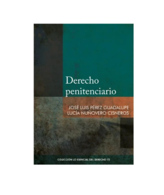 DERECHO PENITENCIARIO