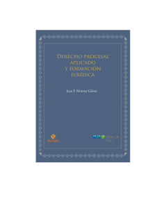 DERECHO PROCESAL APLICADO Y FORMACIÓN JURÍDICA