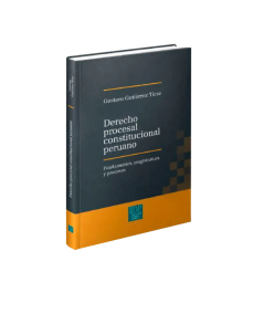 DERECHO PROCESAL CONSTITUCIONAL PERUANO
