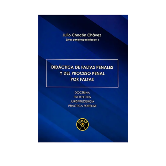 DIDÁCTICA DE FALTAS PENALES Y DEL PROCESO PENAL POR FALTAS