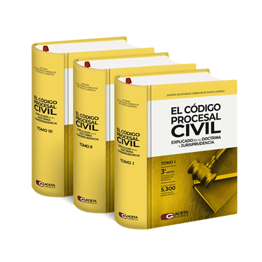 EL CÓDIGO PROCESAL CIVIL. 3 TOMOS