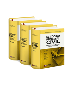 EL CÓDIGO PROCESAL CIVIL. 3 TOMOS