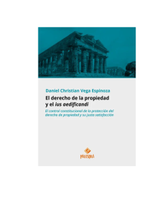EL DERECHO DE LA PROPIEDAD Y EL IUS AEDIFICANDI