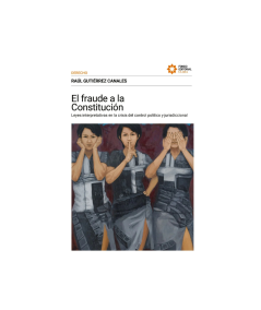 EL FRAUDE EN LA CONSTITUCIÓN