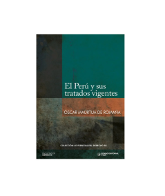 EL PERÚ Y SUS TRATADOS VIGENTES