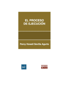 EL PROCESO DE EJECUCIÓN