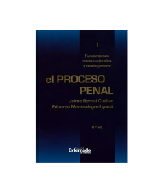 EL PROCESO PENAL. Fundamentos constitucionales y teoría general