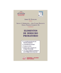 ELEMENTOS DE DERECHO PROBATORIO