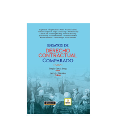 ENSAYOS DE DERECHO CONTRACTUAL COMPARADO