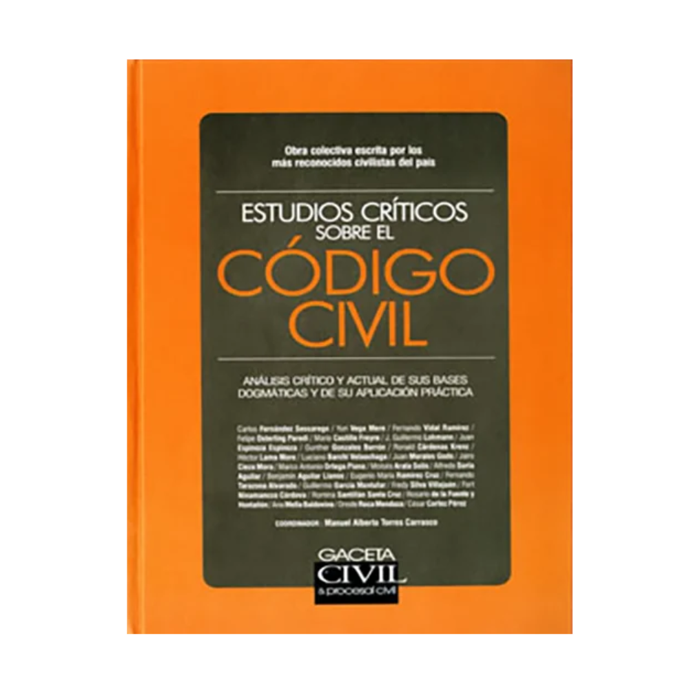 ESTUDIOS CRÍTICOS SOBRE EL CÓDIGO CIVIL