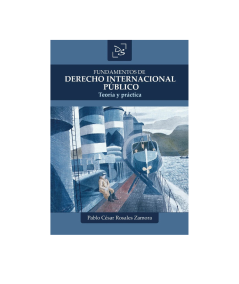 FUNDAMENTOS DE DERECHO INTERNACIONAL PÚBLICO. Teoría y práctica