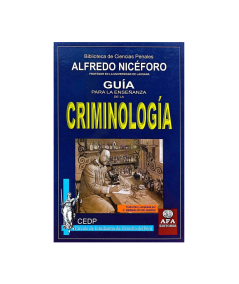 GUÍA PARA LA ENSEÑANZA DE LA CRIMINOLOGIA 2 TOMOS
