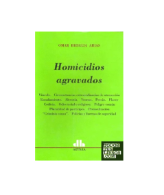 HOMICIDIOS AGRAVADOS
