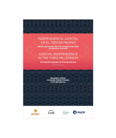 INDEPENDENCIA JUDICIAL EN EL TERCER MILENIO