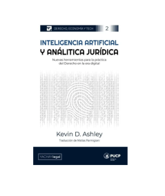 INTELIGENCIA ARTIFICIAL Y ANALÍTICA JURÍDICA