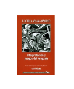 INTERPRETACIÓN Y JUEGOS DEL LENGUAJE