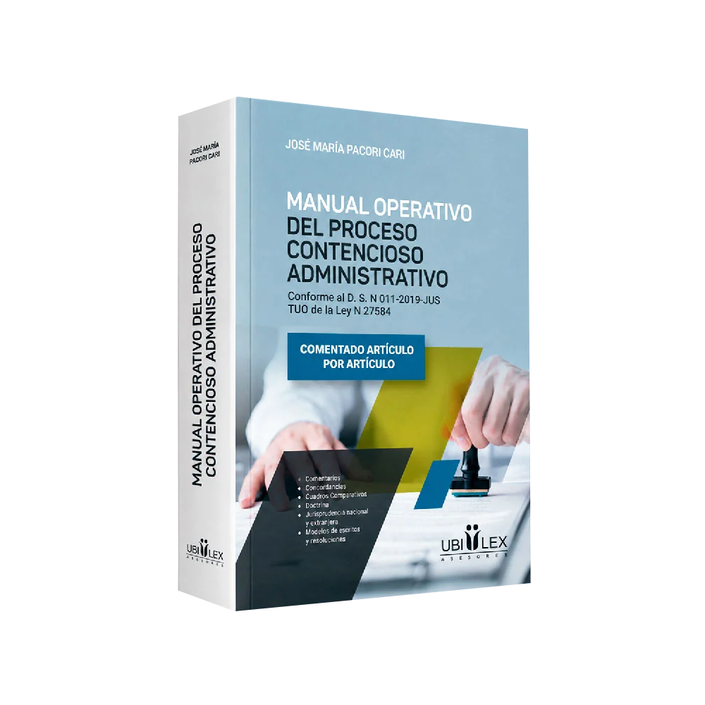 MANUAL OPERATIVO DEL PROCESO CONTENCIOSO ADMINISTRATIVO