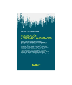 INVESTIGACION Y PRUEBA DEL NARCOTRAFICO