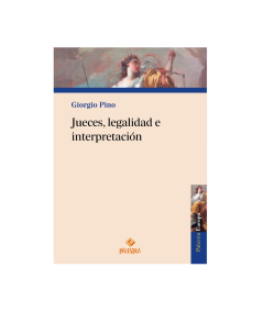 JUECES, LEGALIDAD E INTERPRETACIÓN