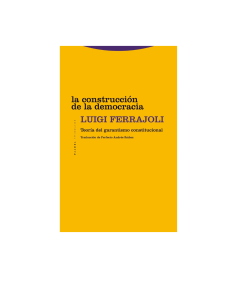 LA CONSTRUCCIÓN DE LA DEMOCRACIA