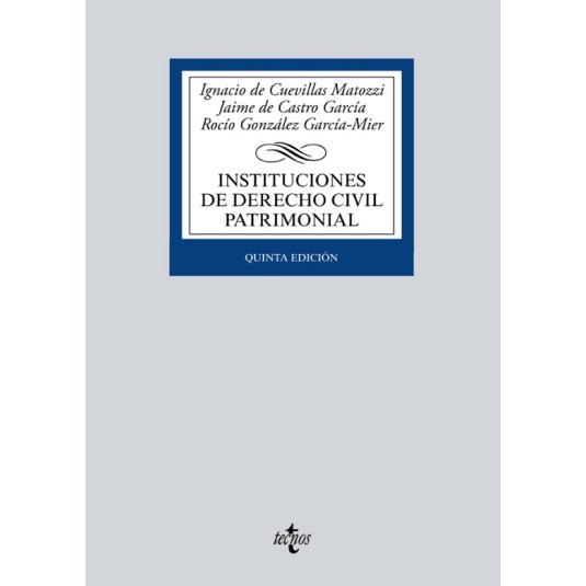 INSTITUCIONES DE DERECHO CIVIL PATRIMONIAL