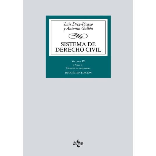 SISTEMA DE DERECHO CIVIL. VOÚMEN IV. TOMO. 2