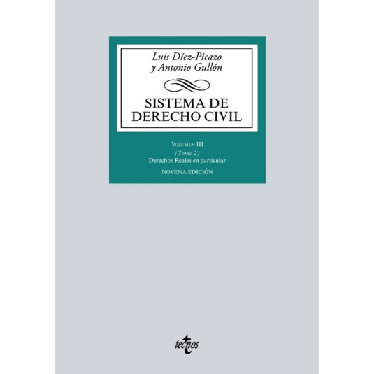 SISTEMA DE DERECHO CIVIL. VOLUMEN III. TOMO 2