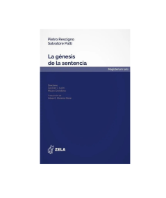 LA GÉNESIS DE LA SENTENCIA