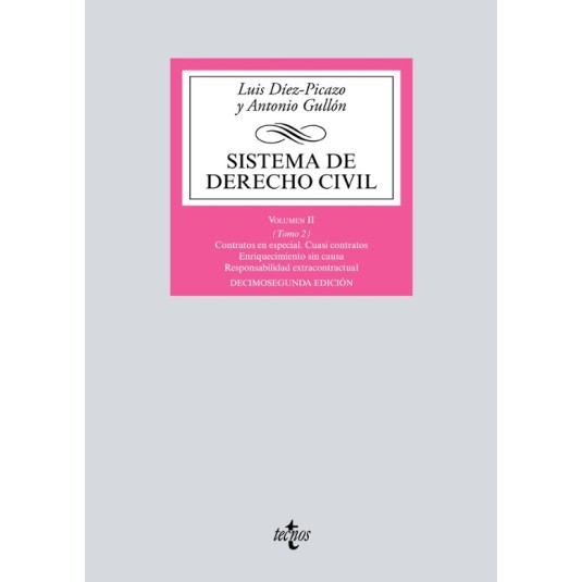 SISTEMA DE DERECHO CIVIL. VOLUMEN II. TOMO 2
