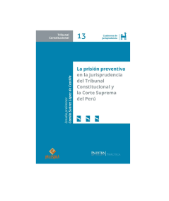 LA PRISIÓN PREVENTIVA