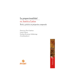 LA PROPORCIONALIDAD EN AMÉRICA LATINA